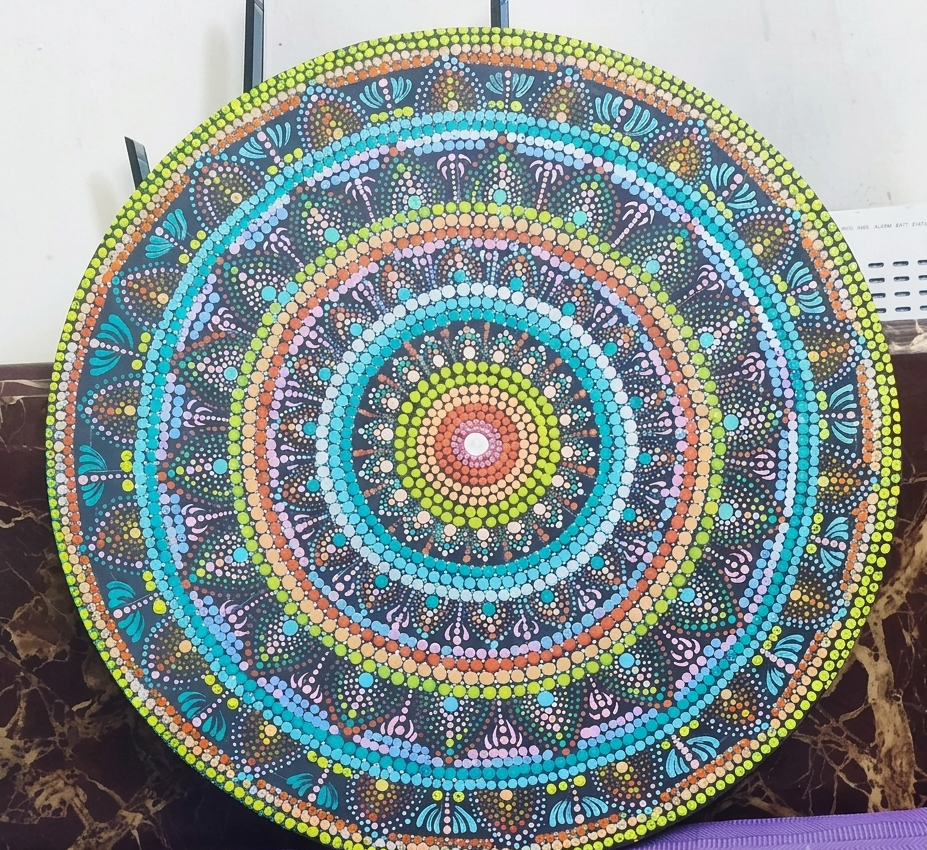 Dot Mandala Art Piece
